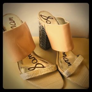 Stylish block sandals